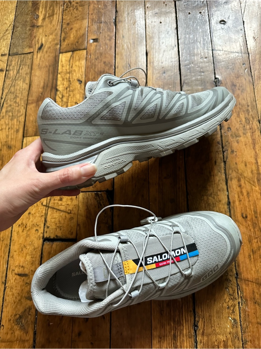 SALOMON XT-6 GHOST GREY W7/M6 - Picture 6 of 14